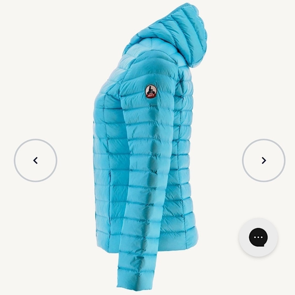 JOTT authentic real down filled light jacket. Paid 250$  Size XS Filled 90% down